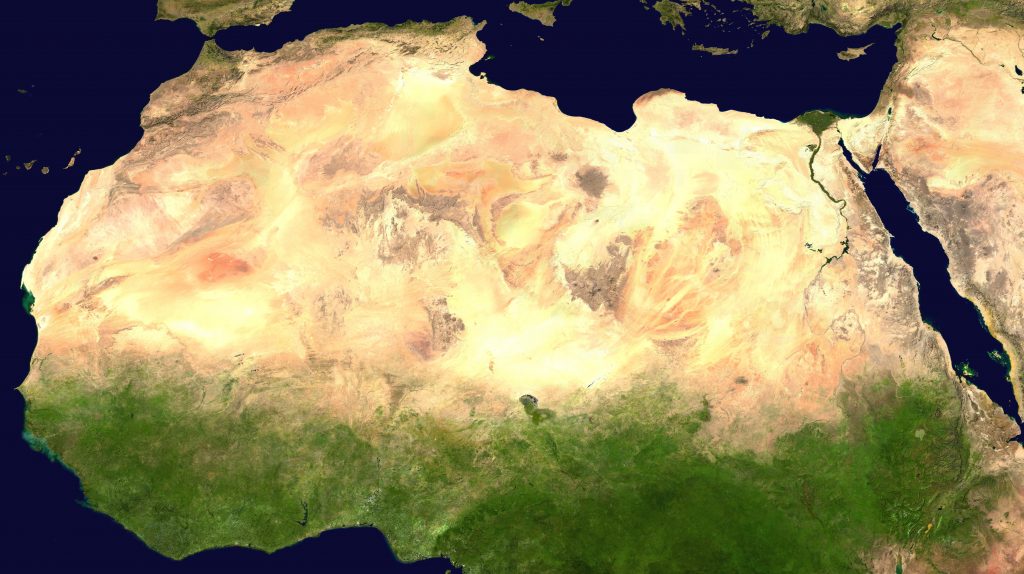 By NASA - Cropped from Image:Africa satellite plane.jpg., Public Domain, https://commons.wikimedia.org/w/index.php?curid=1654153