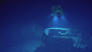 exploration rov oceanbites nautilus oet checks shipwreck eastern